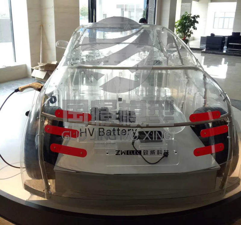 长阳透明车模型